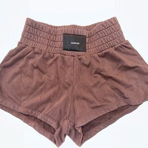 TALENTLESS Women's High Waist Brown Shorts